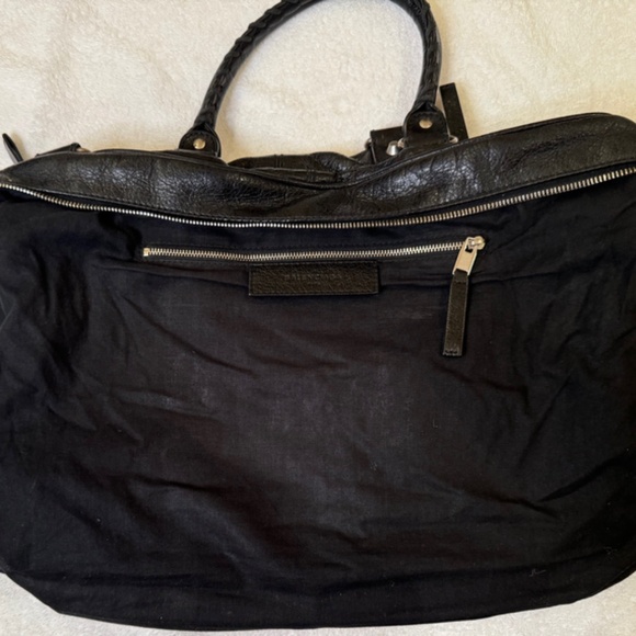 BALENCIAGA BLACK LAMBSKIN LEATHER - UNISEX WORK BAG - Picture 14 of 16